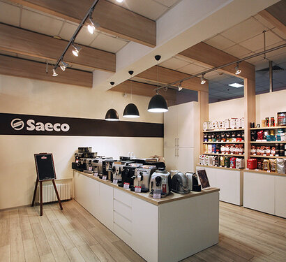 Дизайн интерьера кофетехника SAECO (Фото)